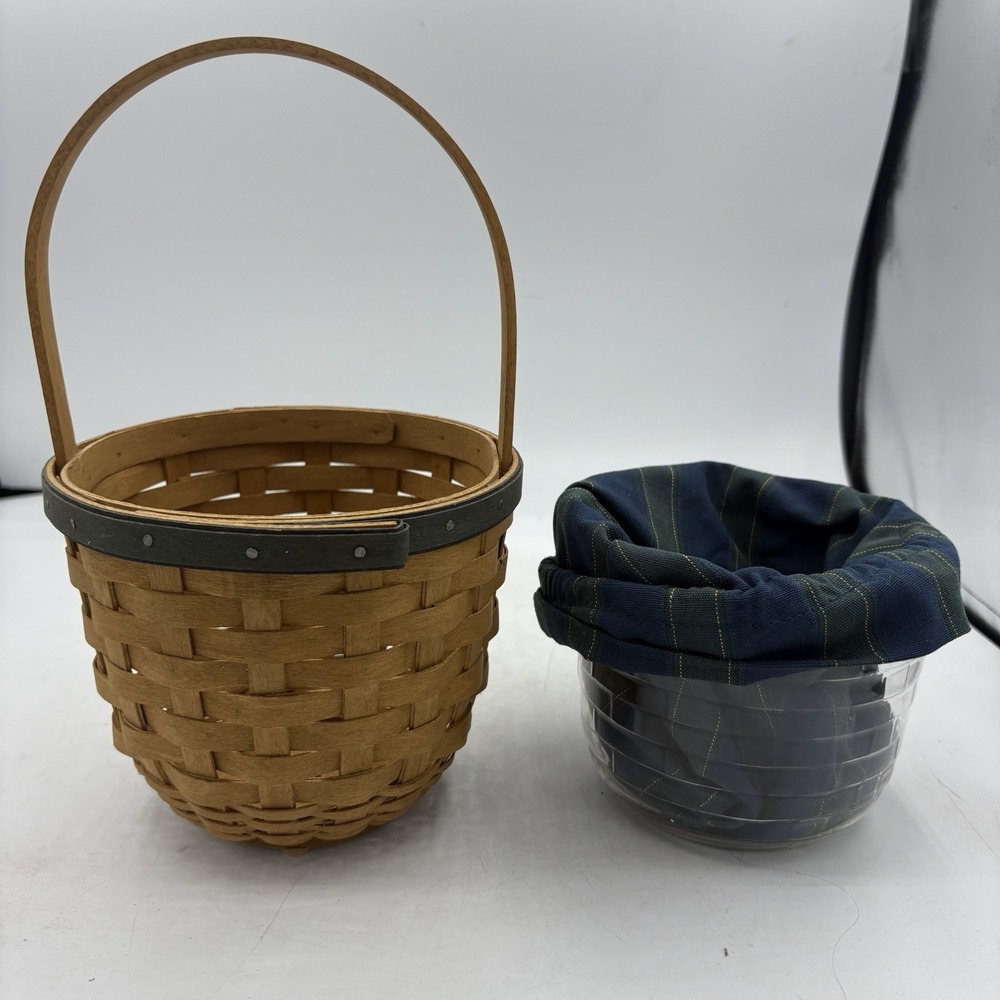 Longaberger Collectors Club Ed Renewal Basket Drawstring Liner Protector 2004